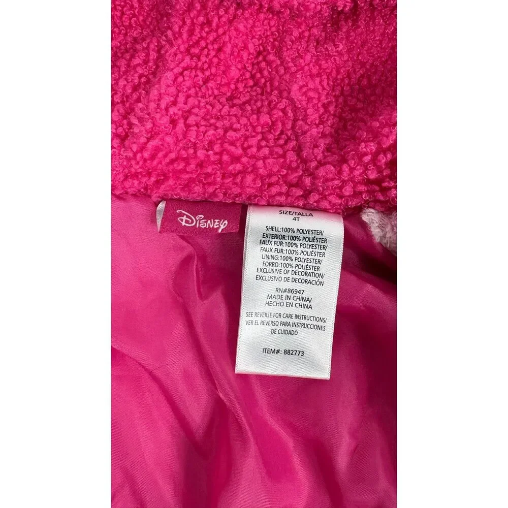 Girls 2 Jackets Coats Size 4T Disney Minnie Mouse Pink Chillipop Olive Green
